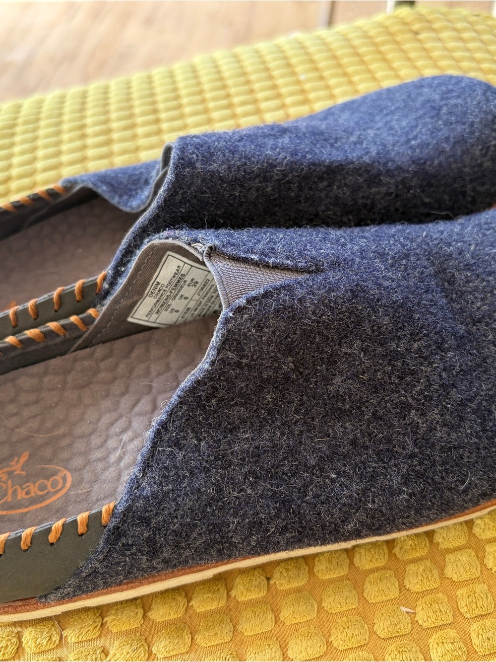 Chaco womens sz 8 Slip-On Wool Blend Casual Shoe